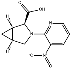 (1R,2S,5S)-3-(3-nitropyridin-2-yl)-3-azabicyclo[3.1.0]hexane-2-carboxylic acid 구조식 이미지