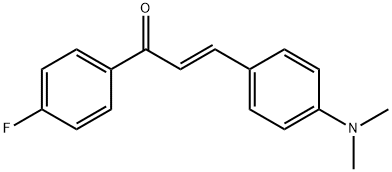 (2E)-3-[4-(dimethylamino)phenyl]-1-(4-fluorophenyl)prop-2-en-1-one Structure