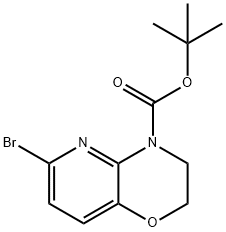 tert-butyl 6-bromo-2H-pyrido[3,2-b][1,4]oxazine-4(3H)-carboxylate Structure