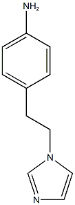 4-[2-(1H-imidazol-1-yl)ethyl]aniline 구조식 이미지