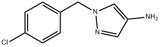 1-[(4-chlorophenyl)methyl]-1H-pyrazol-4-amine Structure