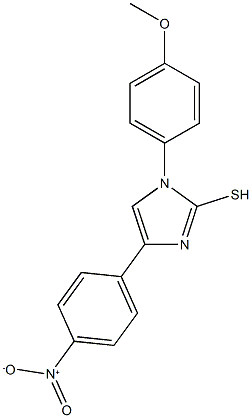1-(4-methoxyphenyl)-4-(4-nitrophenyl)-1H-imidazole-2-thiol Structure