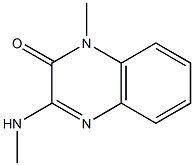 2(1H)-Quinoxalinone,1-methyl-3-methylamino-(6CI) Structure