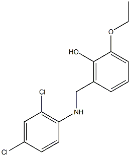 2-{[(2,4-dichlorophenyl)amino]methyl}-6-ethoxyphenol Structure