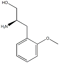 (r)-2-amino-3-(2-methoxyphenyl)propan-1-ol 구조식 이미지