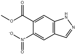 methyl 5-nitro-1h-indazole-6-carboxylate Structure
