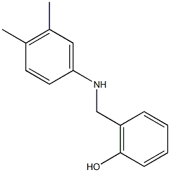 2-{[(3,4-dimethylphenyl)amino]methyl}phenol Structure
