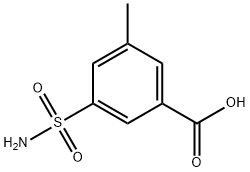 3-methyl-5-sulfamoylbenzoic acid Structure