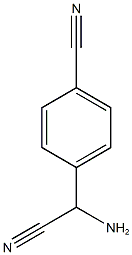 4-[amino(cyano)methyl]benzonitrile 구조식 이미지