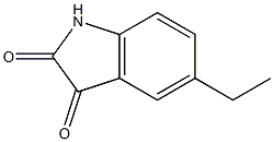 5-ethyl-2,3-dihydro-1H-indole-2,3-dione 구조식 이미지