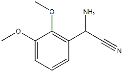amino(2,3-dimethoxyphenyl)acetonitrile Structure