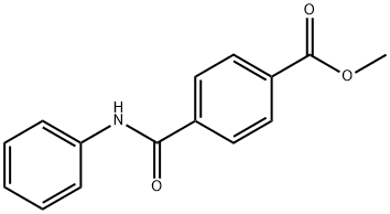 Methyl  4-(N-phenylcaramoyl)benzoate 구조식 이미지