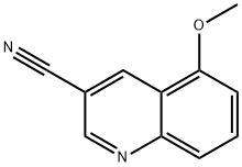 5-methoxyquinoline-3-carbonitrile Structure