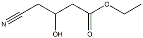 ETHYL 4-CYANO-3-HYDROXY BUTANOATE 구조식 이미지