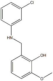 2-{[(3-chlorophenyl)amino]methyl}-6-methoxyphenol Structure