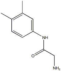2-amino-N-(3,4-dimethylphenyl)acetamide Structure