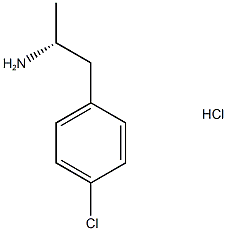 (1r)-2-(4-chlorophenyl)-1-methylethylamine hcl 구조식 이미지