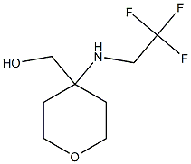 {4-[(2,2,2-trifluoroethyl)amino]tetrahydro-2H-pyran-4-yl}methanol Structure