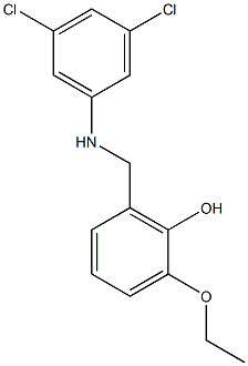 2-{[(3,5-dichlorophenyl)amino]methyl}-6-ethoxyphenol Structure
