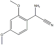 amino(2,4-dimethoxyphenyl)acetonitrile Structure