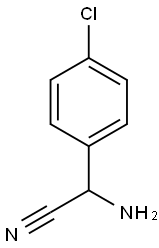 amino(4-chlorophenyl)acetonitrile 구조식 이미지