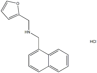 [(furan-2-yl)methyl][(naphthalen-1-yl)methyl]amine hydrochloride Structure