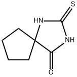 1,3-Diazaspiro[4.4]nonane-2,4-dione,2-thio-(8CI) 구조식 이미지