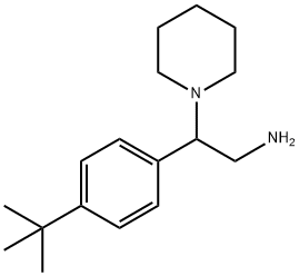 2-(4-tert-butylphenyl)-2-(piperidin-1-yl)ethan-1-amine 구조식 이미지