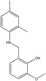 2-{[(2,4-dimethylphenyl)amino]methyl}-6-methoxyphenol 구조식 이미지