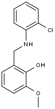 2-{[(2-chlorophenyl)amino]methyl}-6-methoxyphenol Structure