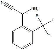 amino[2-(trifluoromethyl)phenyl]acetonitrile 구조식 이미지