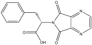 (2S)-2-{5,7-dioxo-5H,6H,7H-pyrrolo[3,4-b]pyrazin-6-yl}-3-phenylpropanoic acid 구조식 이미지