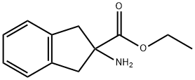 1H-Indene-2-carboxylicacid,2-amino-2,3-dihydro-,ethylester(9CI) Structure