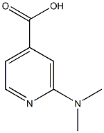 2-(dimethylamino)pyridine-4-carboxylic acid 구조식 이미지