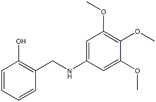 2-{[(3,4,5-trimethoxyphenyl)amino]methyl}phenol Structure