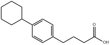 4-(4-cyclohexylphenyl)butanoic acid Structure