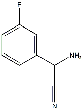 amino(3-fluorophenyl)acetonitrile 구조식 이미지