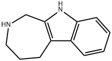 1,2,3,4,5,10-hexahydroazepino[3,4-b]indole(WX145566) 구조식 이미지