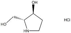 (2r,3s)-2-(hydroxymethyl)pyrrolidin-3-ol hcl 구조식 이미지