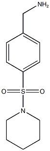 [4-(piperidine-1-sulfonyl)phenyl]methanamine Structure