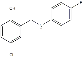 4-chloro-2-{[(4-fluorophenyl)amino]methyl}phenol 구조식 이미지
