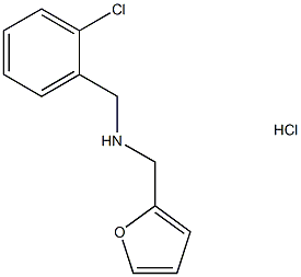 [(2-chlorophenyl)methyl][(furan-2-yl)methyl]amine hydrochloride 구조식 이미지