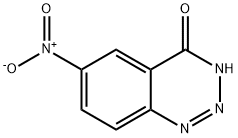 6-nitro-3,4-dihydro-1,2,3-benzotriazin-4-one 구조식 이미지