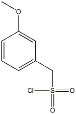 (3-methoxyphenyl)methanesulfonyl chloride Structure