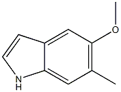 5-methoxy-6-methyl-1H-indole 구조식 이미지