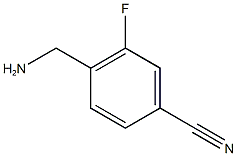 4-(aminomethyl)-3-fluorobenzonitrile 구조식 이미지