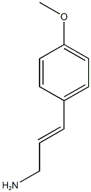 [(2E)-3-(4-methoxyphenyl)prop-2-en-1-yl]amine 구조식 이미지