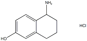 5-amino-5,6,7,8-tetrahydronaphthalen-2-ol hcl Structure