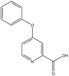 4-phenoxypyridine-2-carboxylic acid Structure