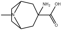 3-amino-8-methyl-8-azabicyclo[3.2.1]octane-3-carboxylic acid Structure